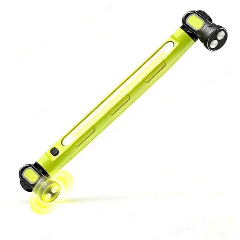 【FathersDayGift】BougeRV Under Hood Work Light Bar, 3000LM LED Magnetic Light Bar with Hooks, 5200mAh Cordless Rechargeable Hood Light, Single Pack, Ideal for Mechanic, Car Repair & Garage Use